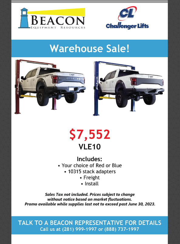 Challenger Lifts VLE10 Warehouse Sale